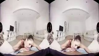 فيلم بورن واقع افتراضي: فتاة جميلة تتعرض لنيك شرجي قوي وقذف داخلي