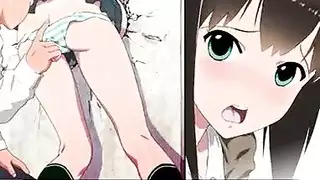 هنتاي شرج جماعي: كل حفرة مليئة بقضيب صلب